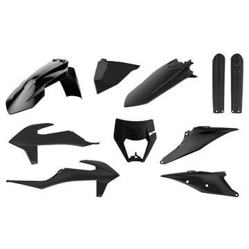 KTM 300 EXC TPI Erzbergrodeo [2020-2023] - Plastik-Kit Schwarz - KTM EXC/EXC-F