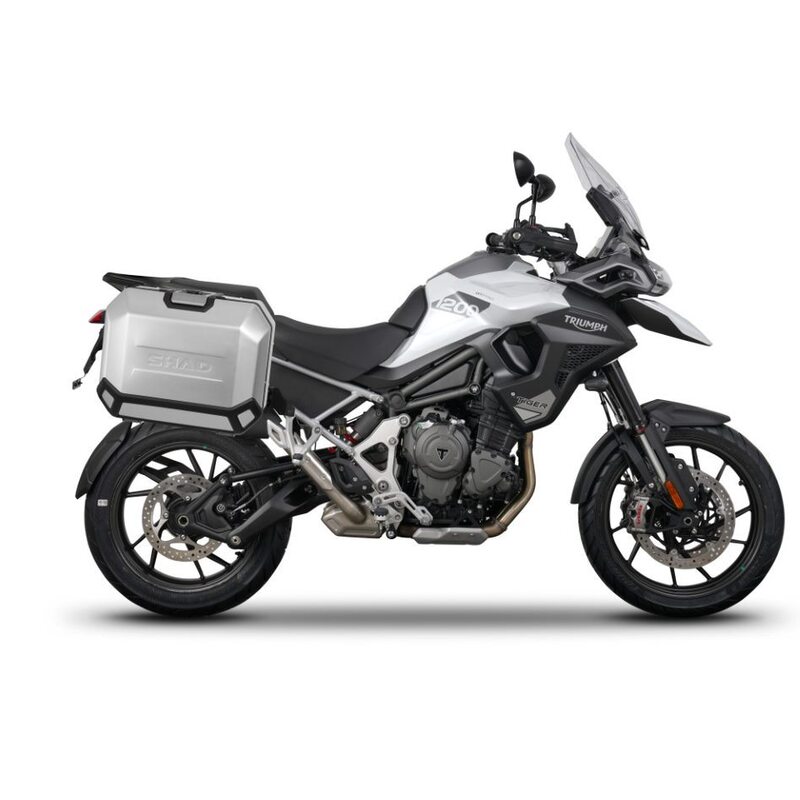 Triumph Tiger 1200 Rally Explorer [SHAD] - Kit de montaje sistema 4P (lateral) - TRIUMPH TIGER 1200 GT/RALLY