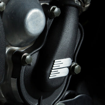 KAWASAKI KX 450 F [2027] - Supercooler Kit - Wasserpumpenabdeckung Schwarz mit Laufrad