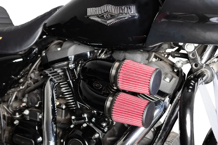 Harley-Davidson FLHTCUTG 1868 Tri Glide Ultra 114 [2025] - Tuned Induction Luftfilterkit – Oberfläche: Schwarz – Bild 5
