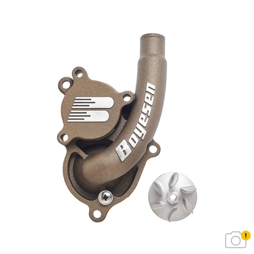 Yamaha YZ 450 F [2023-2027] - SuperCooler Wasserpumpendeckel + Impeller-Kit - Magnesium