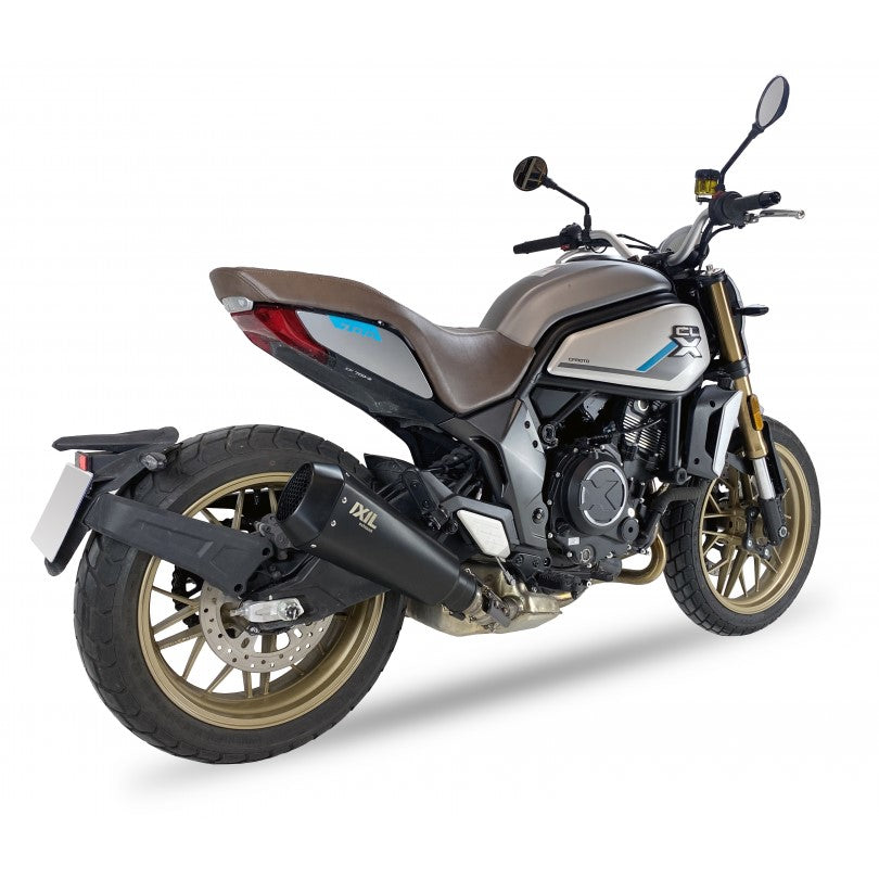CF Moto 700 CL-X Sport [2021-2023] - RC3B Slip-On Endtopf Edelstahl Schwarz