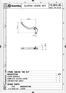 Honda CBR 1000 RR FIREBLADE ABS SC59 [2009-2016] - UPGRADE RCS Style Kupplungshebel