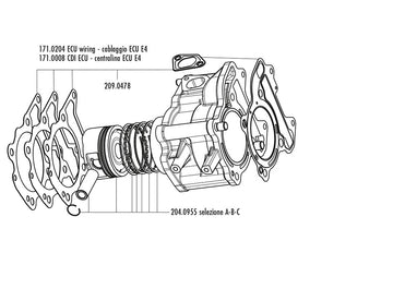 Vespa GTS 125 I-GET Supertech [2020] - Zylinder Kit