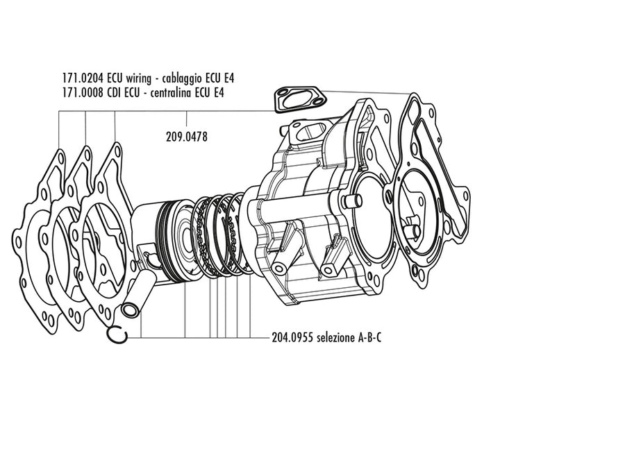 Vespa GTS Super 4 T [2019-2023] - Zylinder Kit