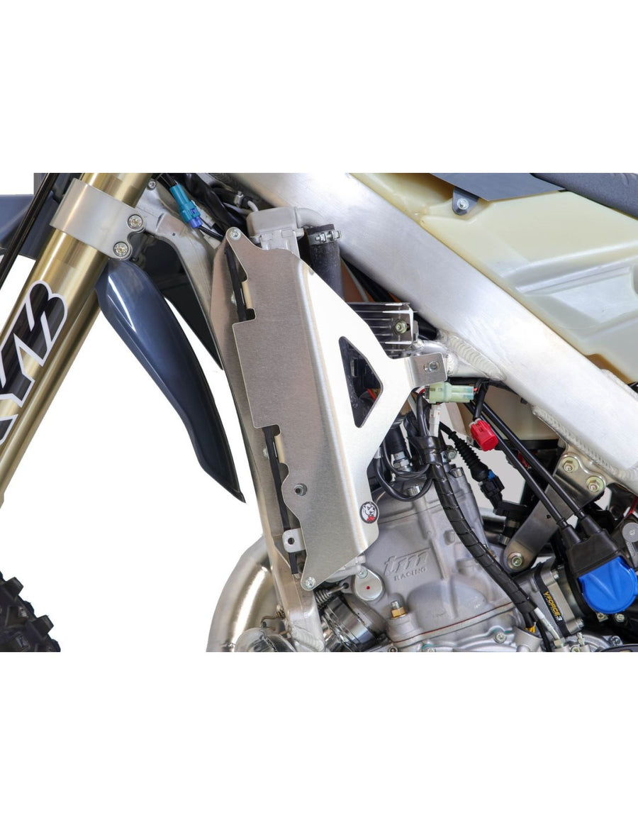 Tm Racing EN 250 FI [2025-2026] - Hard Enduro Kühlerschutz - HDPE 8 mm - Schwarz