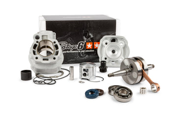 Beta RR SM 50 2T - Conjunto motor cilindro escape Big Racing 77ccm