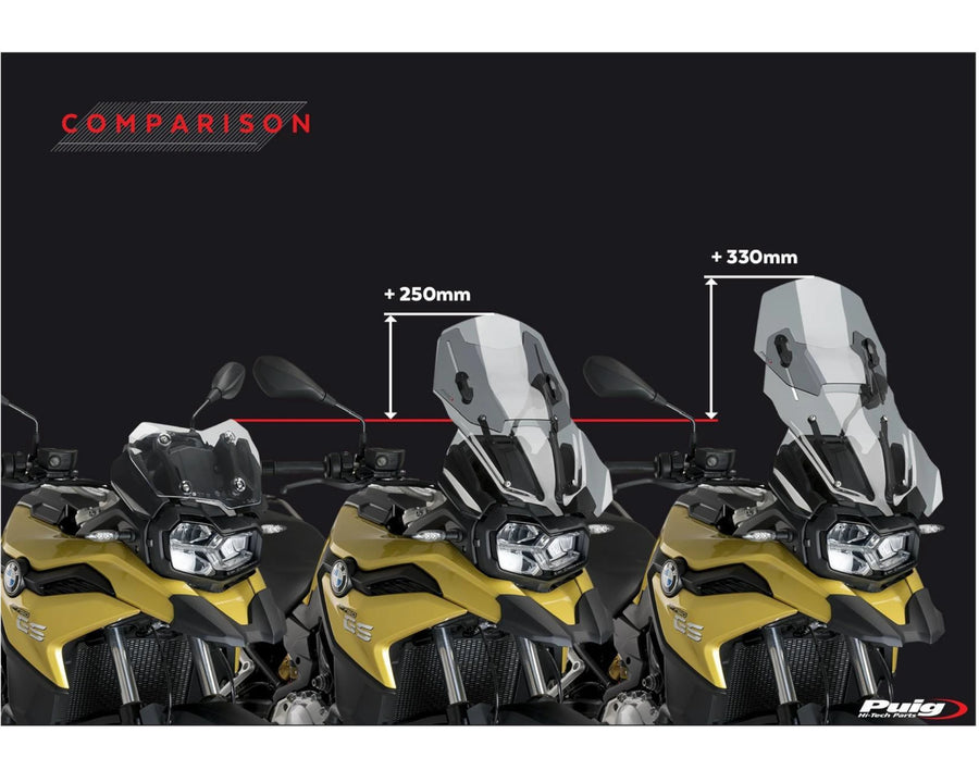 BMW F 800 GS [2025] – Parabrisas regulable – Tintado