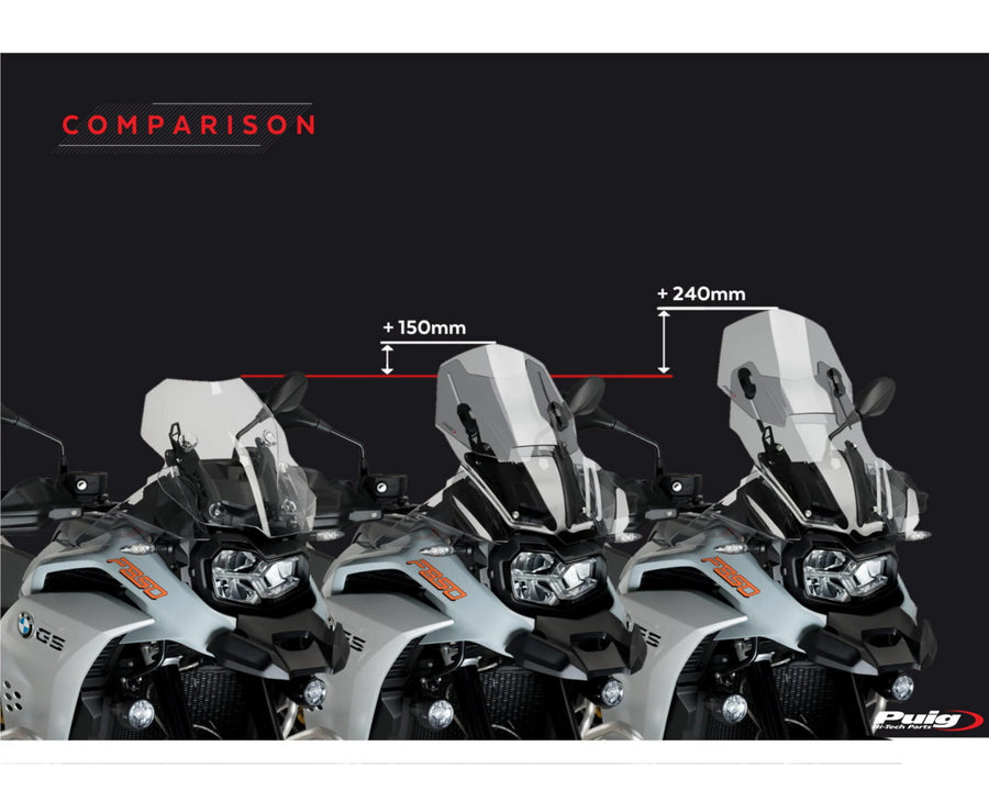 BMW F 750 GS [2024] – Cúpula orientable – Transparente