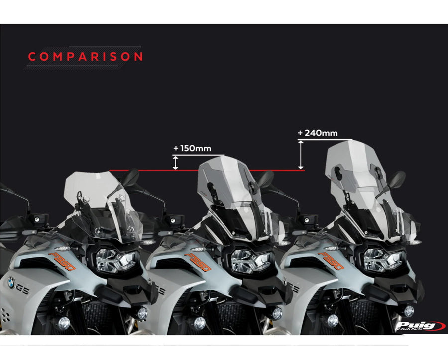 BMW F 750 GS [2024] – Parabrisas ajustable – muy tintado