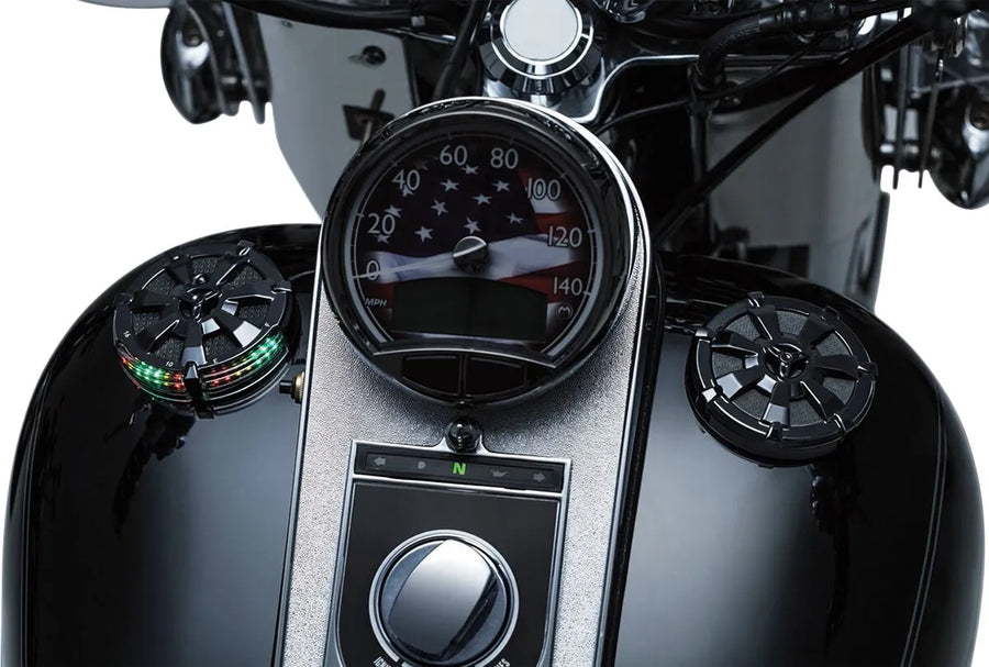 Harley-Davidson Low Rider S [Kuryakyn]- Allery Cat LED LED y pantalla de batería