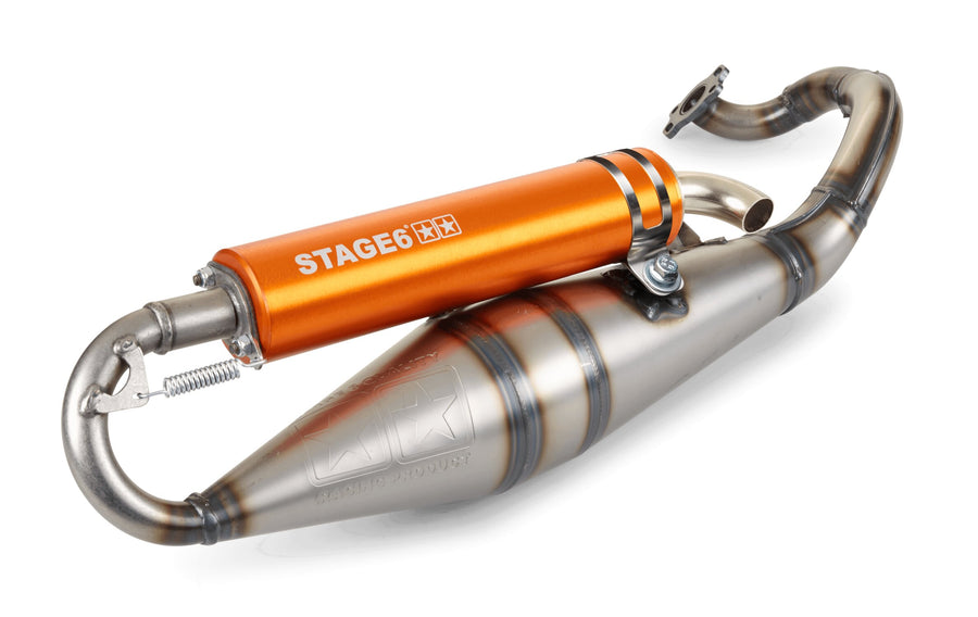 MBK Nitro Naked 50 2T LC [2014–] - Auspuff Pro Replica MK2 Orange