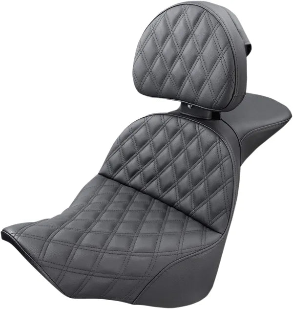 Harley Davidson Flfb [SADDLEMEN] – Asiento Explorer con acolchado de diamantes