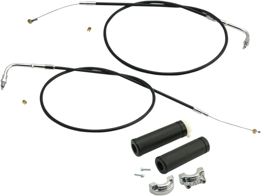 Harley-Davidson XLH 900 Sportster [1958-1960, 1962-1964] - Doppelzug-Gasgriff-Montagesatz – Bild 1
