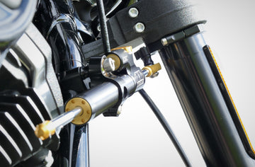 Harley Davidson FXLRS LOW RIDER S, FXLRST LOW RIDER ST [HYPERPRO] – Lenkungsdämpfer-Montagesatz, Schwarz (MK-HD18-S001-B)