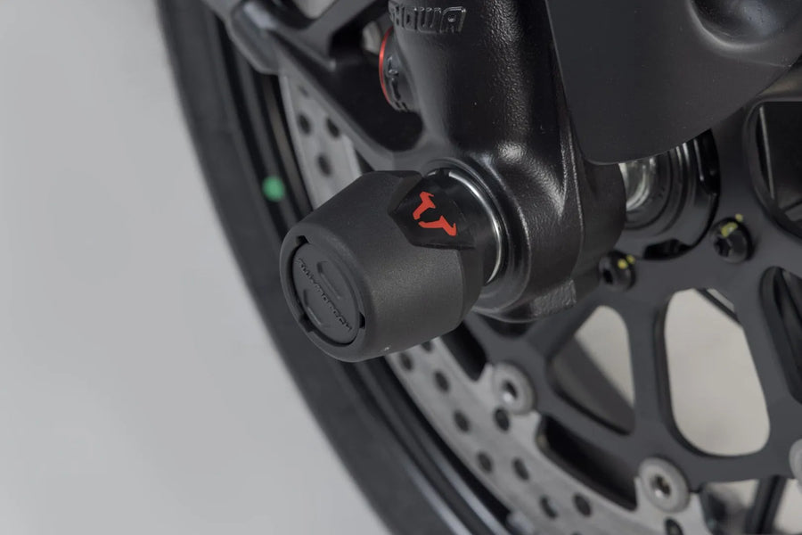 ducati diavel v4 [SW-MOTECH] – juego de protección del eje de la rueda delantera