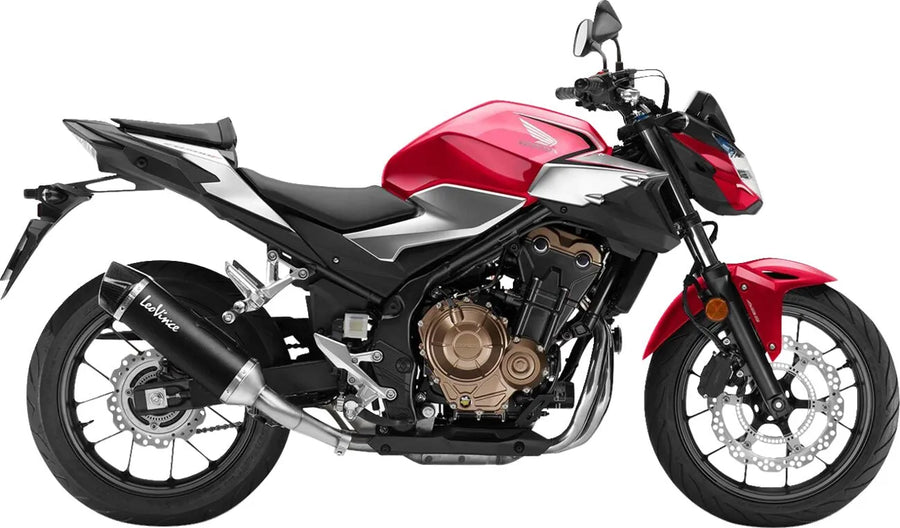 honda cb 500 [LEOVINCE] – Silenciador trasero Nero - acero inoxidable