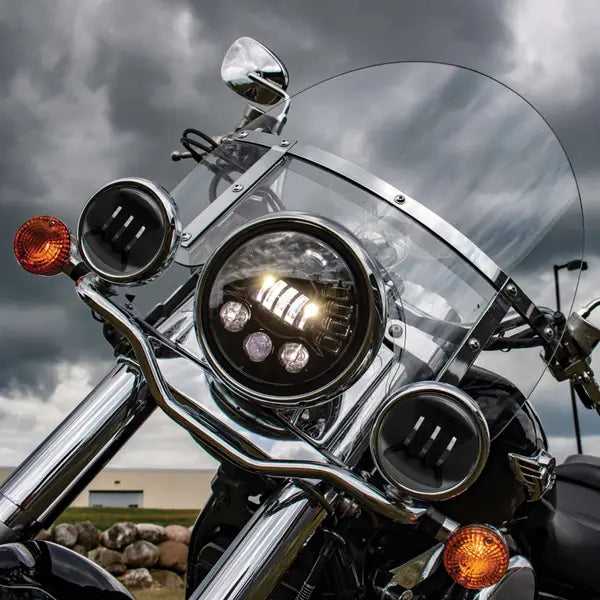 Harley-Davidson FLHS 1340 Electra Glide Sport [1987, 1990, 1994] - 4-1/2" LED-Nebelscheinwerfer – Bild 4