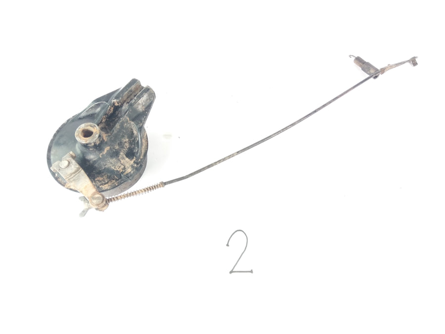 Honda XL 600 RM PD04 [1988] - Placa de anclaje de freno de tambor de freno en la parte posterior