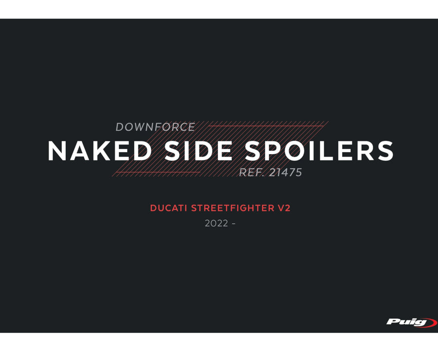 DUCATI STREETFIGHTER V2 [2024] – Lado del parabrisas carenado desnudo