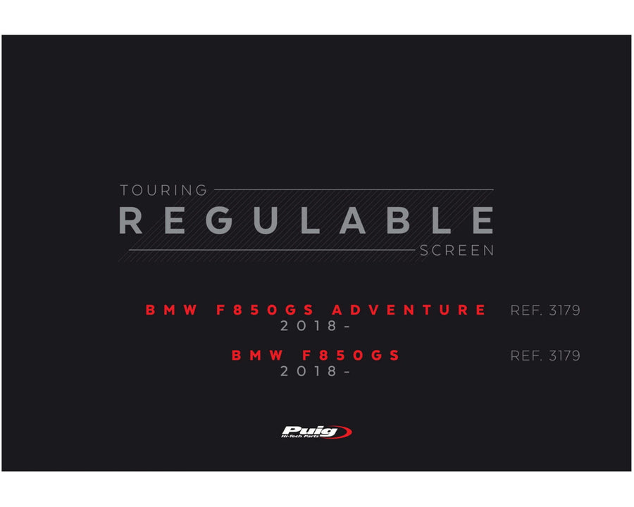 BMW F 750 GS [2024] – Cúpula orientable – Transparente