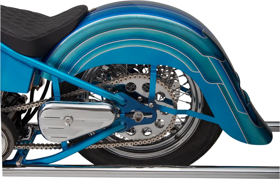 harley davidson flstc [KLOCK WERKS] – Guardabarros trasero estirado Builders Series de 4"