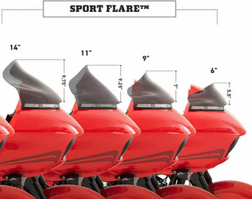 harley davidson fltruse [KLOCK WERKS] – Parabrisas Sport Flare™ - 0