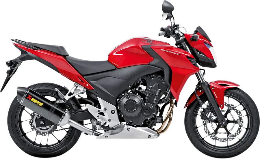 honda cb 500 [AKRAPOVIC] – Silenciador de línea deslizante de fibra de carbono