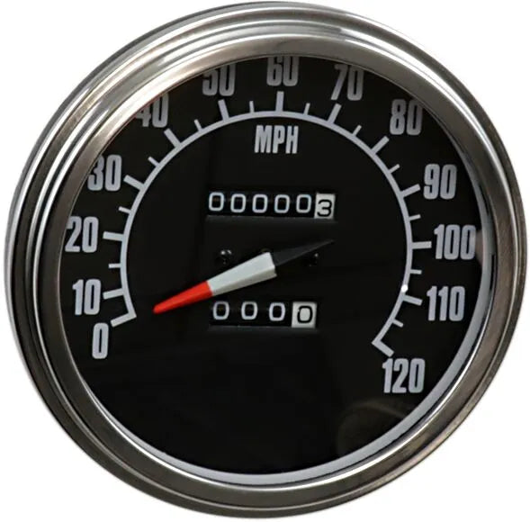 harley davidson fxsts [ESPECIALIDADES DE ARRASTRE] – Velocímetro 2240:60 estilo FL de 5" con interruptor de láminas