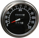 harley davidson fxsts [ESPECIALIDADES DE ARRASTRE] – Velocímetro 2240:60 estilo FL de 5" con interruptor de láminas-1