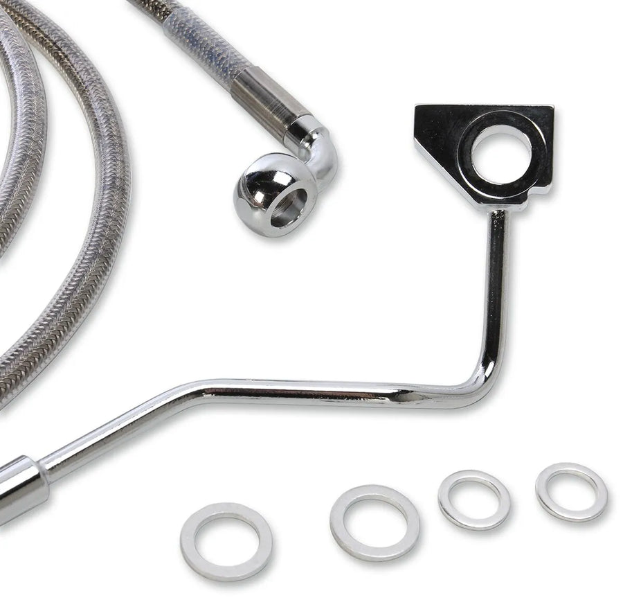 harley davidson fltr [ESPECIALIDADES DE ARRASTRE] - Kit de línea de freno extendida de acero inoxidable