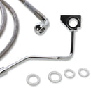 harley davidson fltr [ESPECIALIDADES DE ARRASTRE] - Kit de línea de freno extendida de acero inoxidable-2