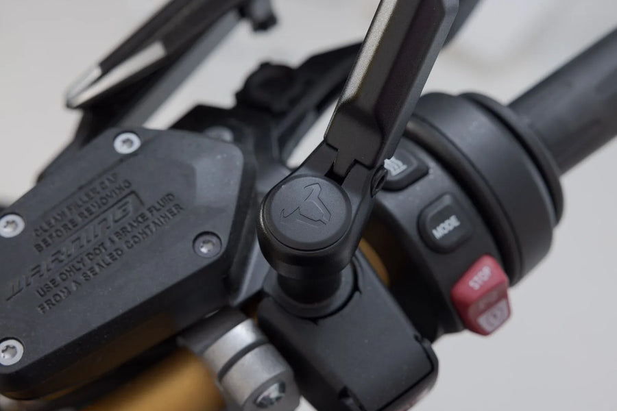ducati monster 821 [SW-MOTECH] – juego de espejos deportivos, brazo de espejo largo