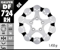 Harley-Davidson XL 883 R Roadster [2009-2010, 2013] - Disco de freno fijo Skull - Imagen 6