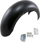 harley davidson flfb [KLOCK WERKS] - Guardabarros delantero serie Hugger con bloques de montaje para Softail/Dyna-2