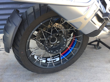 BMW R 1200 GS ADVENTURE [2018] – Hojas de pegatinas GS – negro