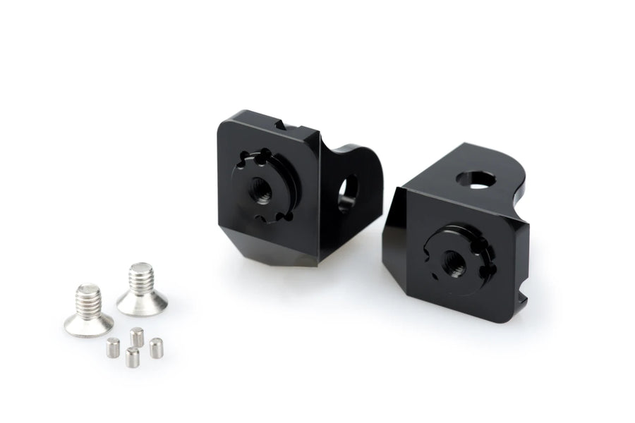 BMW F 800 GS [2025] – Adaptador de almohadilla de goma para reposapiés “Rider ajustable” – negro