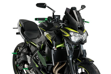 KAWASAKI Z650 [2020] - Downforce Naked Spoiler-Wings | Grün | PUIG 20328V