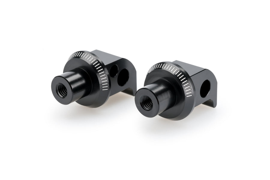 YAMAHA TRACER 7 GT [2024] – Adaptador de almohadilla de goma para reposapiés del pasajero – negro
