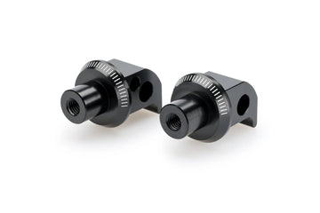 YAMAHA TRACER 7 GT [2024] – Adaptador de almohadilla de goma para reposapiés del pasajero – negro - 0