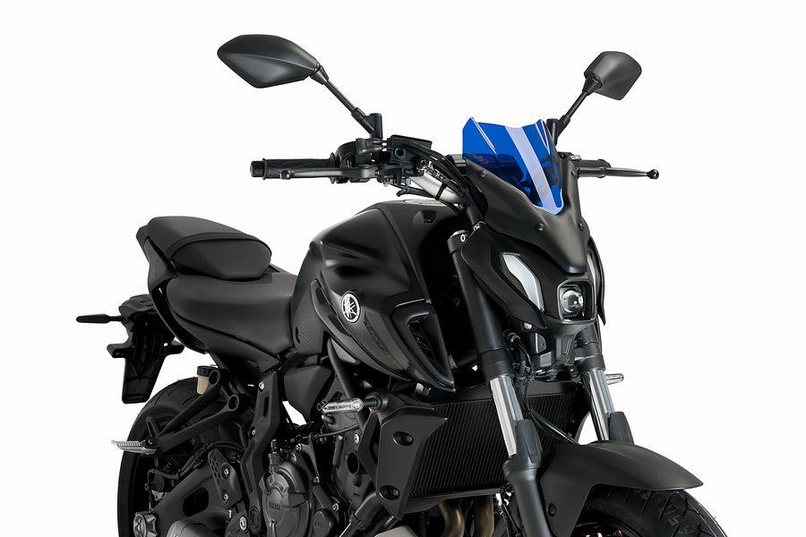 TRIUMPH BONNEVILLE T 120 BLACK [2025] - Parabrisas deportivo de nueva generación | Azul | PUIG 20618A