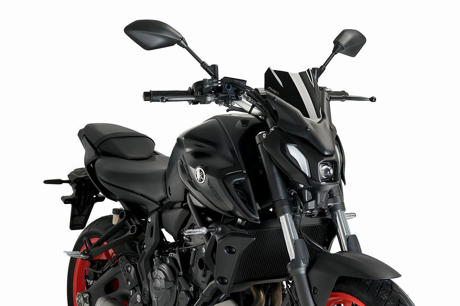 TRIUMPH BONNEVILLE T 120 BLACK [2025] - Parabrisas deportivo de nueva generación | Negro | PUIG 20618N