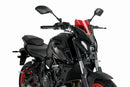 TRIUMPH BONNEVILLE T 120 BLACK [2025] - Parabrisas deportivo de nueva generación | Rojo | PUIG 20618R
