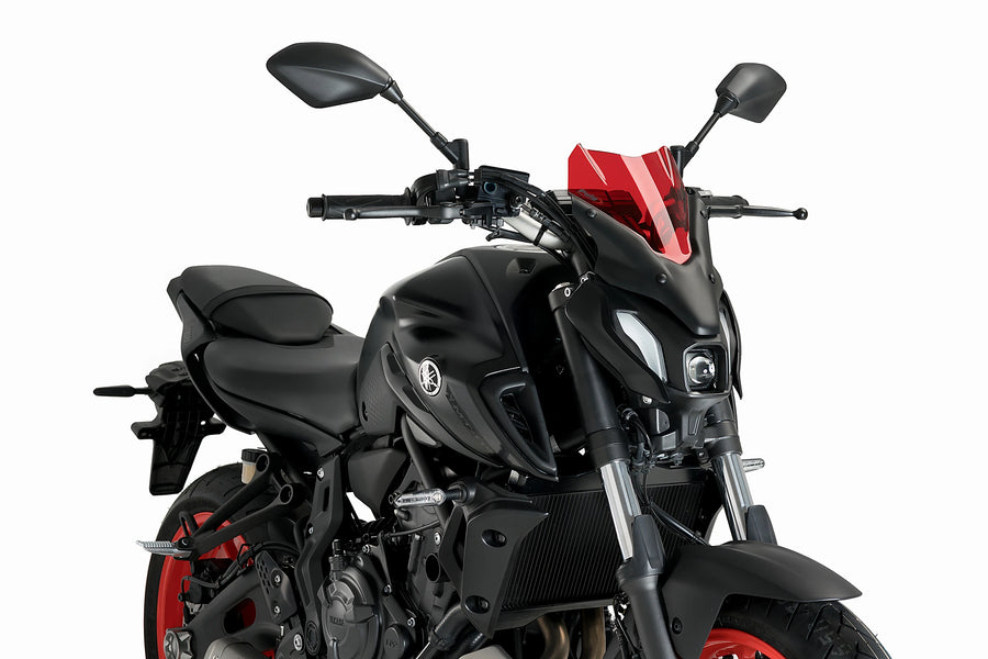 TRIUMPH BONNEVILLE T 120 BLACK [2025] - Parabrisas deportivo de nueva generación | Rojo | PUIG 20618R
