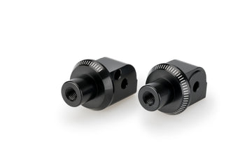 SYM MAXSYM TL 508 [2025] – Adaptador de almohadilla de goma para reposapiés del pasajero – negro