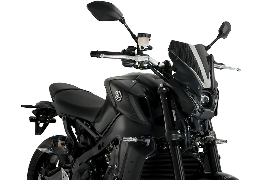 YAMAHA MT-09 SP [2023] - Parabrisas deportivo de nueva generación | Aspecto carbono | PUIG 20644C
