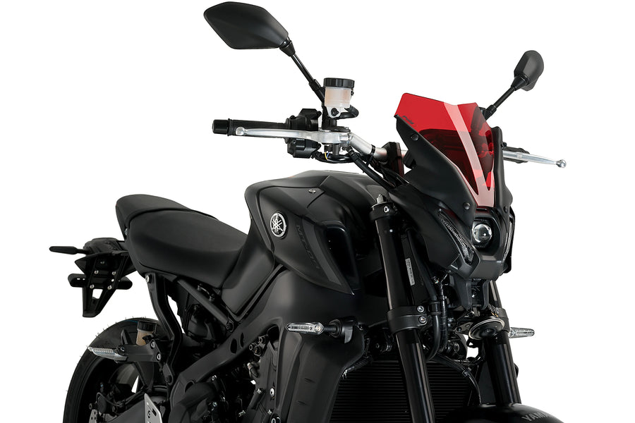 YAMAHA MT-09 SP [2023] - Parabrisas deportivo de nueva generación | Rojo | PUIG 20644R
