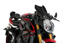TRIUMPH BONNEVILLE T 120 BLACK [2025] - Parabrisas deportivo de nueva generación | Negro | PUIG 20680N