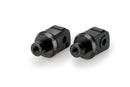 HONDA FORZA 750 [2025] – Adaptador de almohadilla de goma para reposapiés del pasajero – negro-1