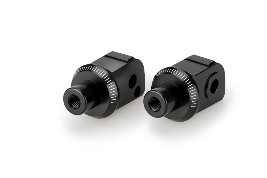 HONDA FORZA 750 [2025] – Adaptador de almohadilla de goma para reposapiés del pasajero – negro
